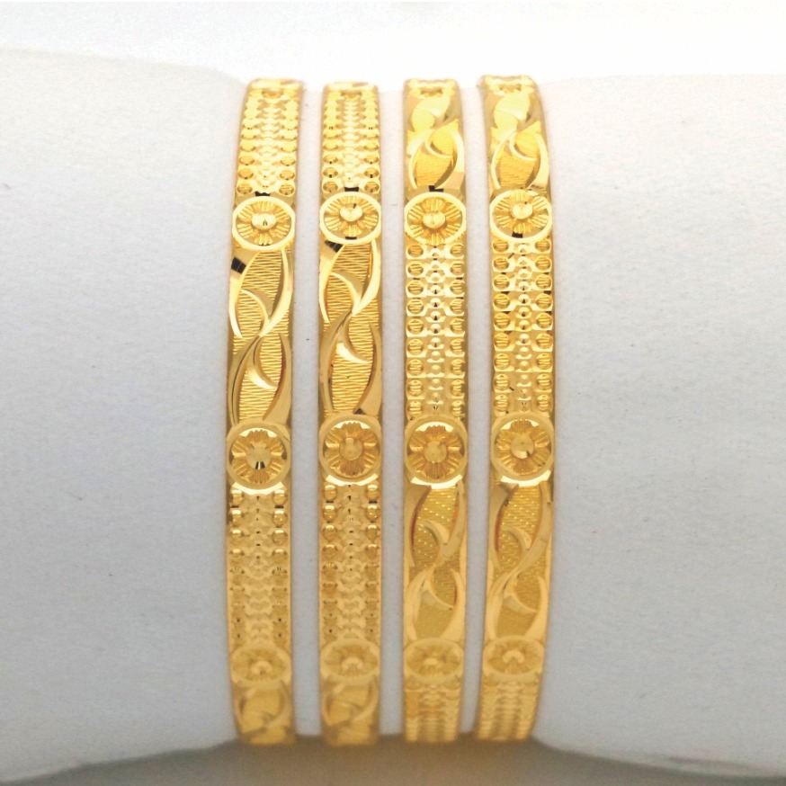 Gold hallmark khila bangle - PK1100