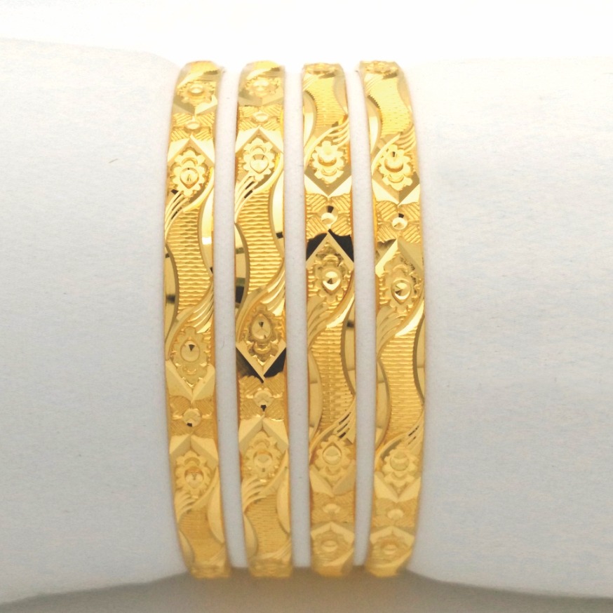 Gold hallmark khila bangle - hKP1098