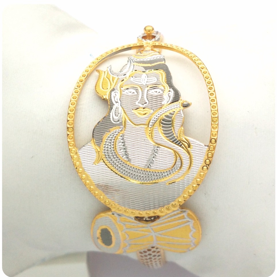 GOLD HALLMARK LOCK BANGLE - LL1088