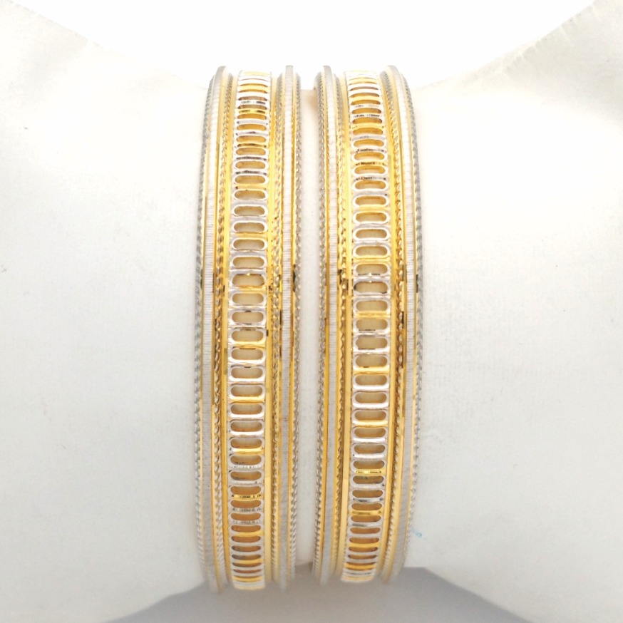 GOLD HALLMARK CNC LASER BANGLE - CLJ1064