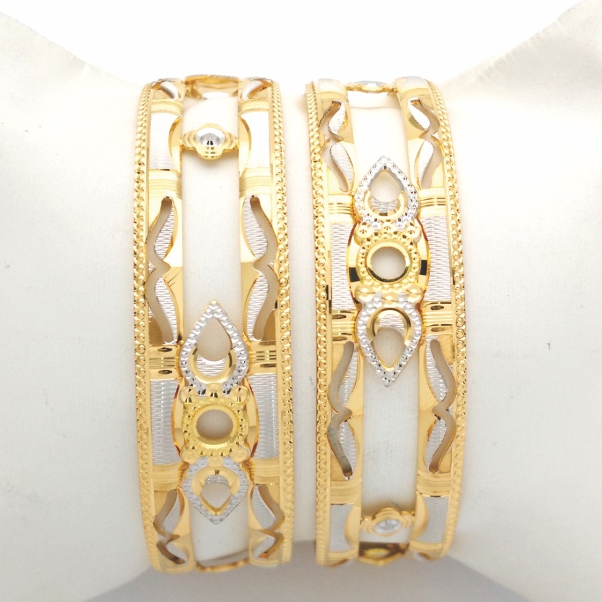 GOLD HALLMARK CNC LASER BANGLE - CLJ1043