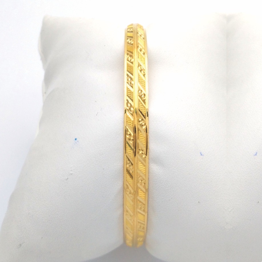 GOLD HALLMARK PUNJABI KADA - KS1021