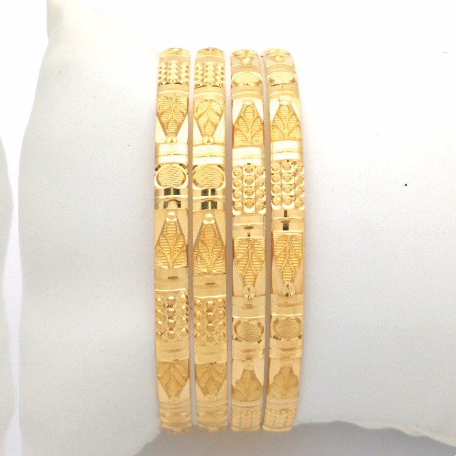 GOLD HALLMARK KHILA BANGLE - HKP1014