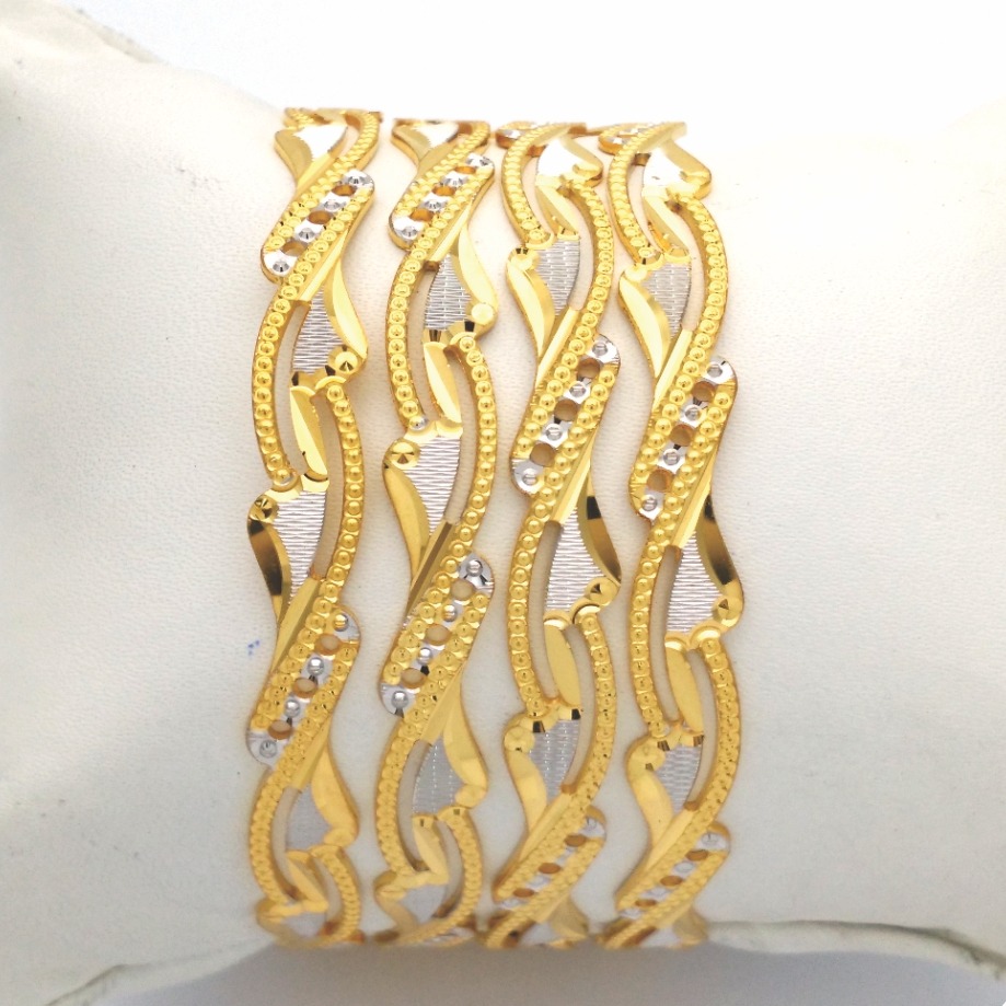 GOLD HALLMARK CNC BANGLE - CP1012