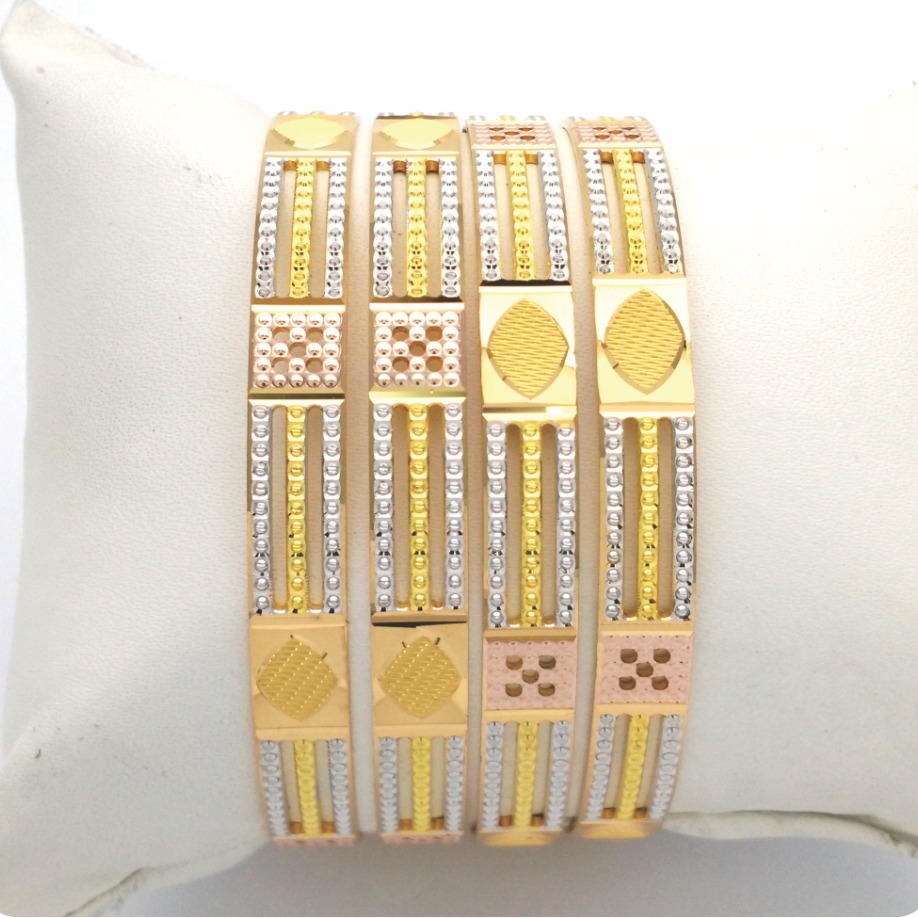 GOLD HALLMARK CNC BANGLE - CP1009