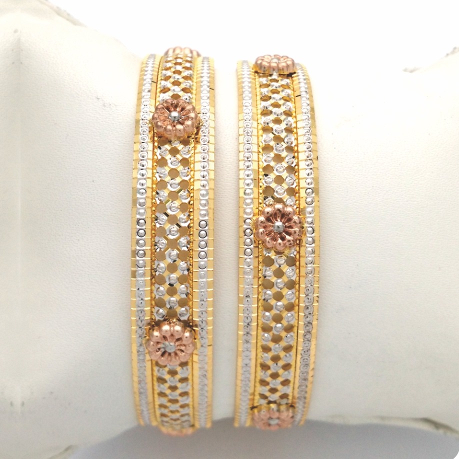 GOLD HALLMARK CNC LASER BANGLE - CLJ1008