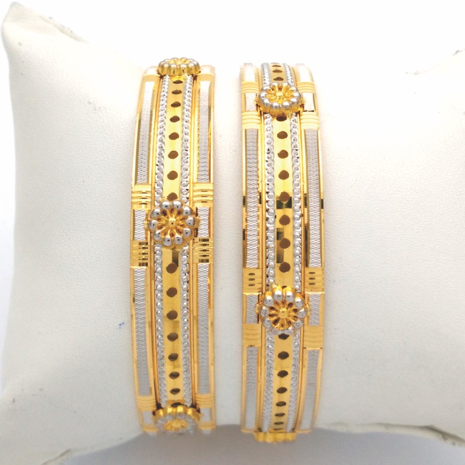 GOLD HALLMARK CNC LASER BANGLE - CLJ1007