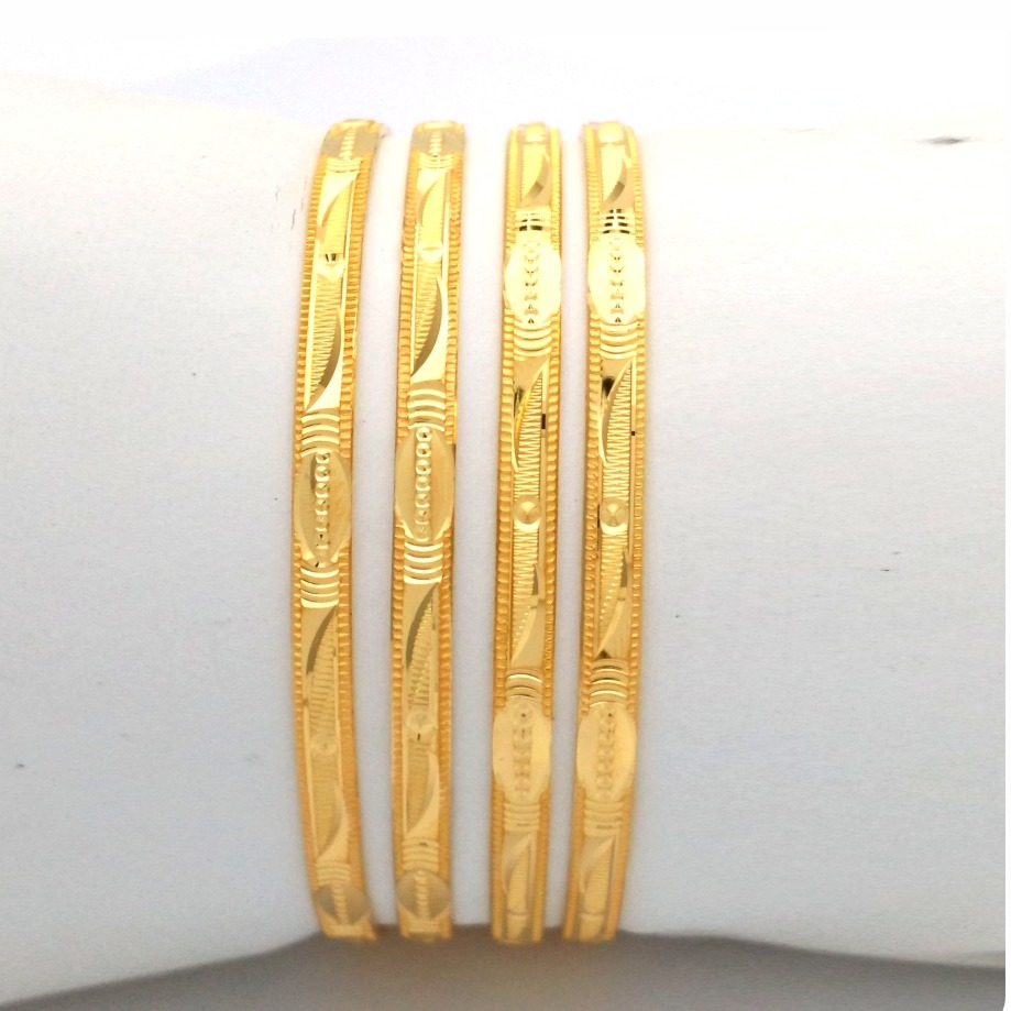 Gold Hallmark HOLLO Bangle - KNP990