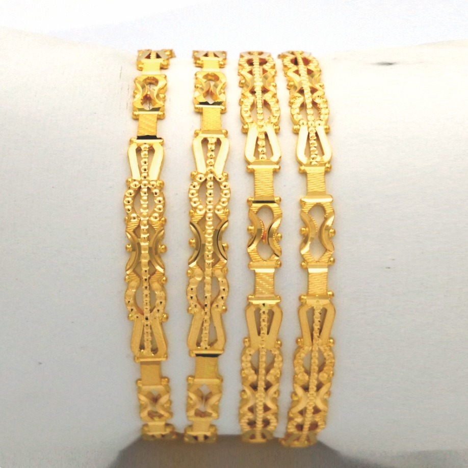 Gold hallmark rawa bangle - 21/2lr980
