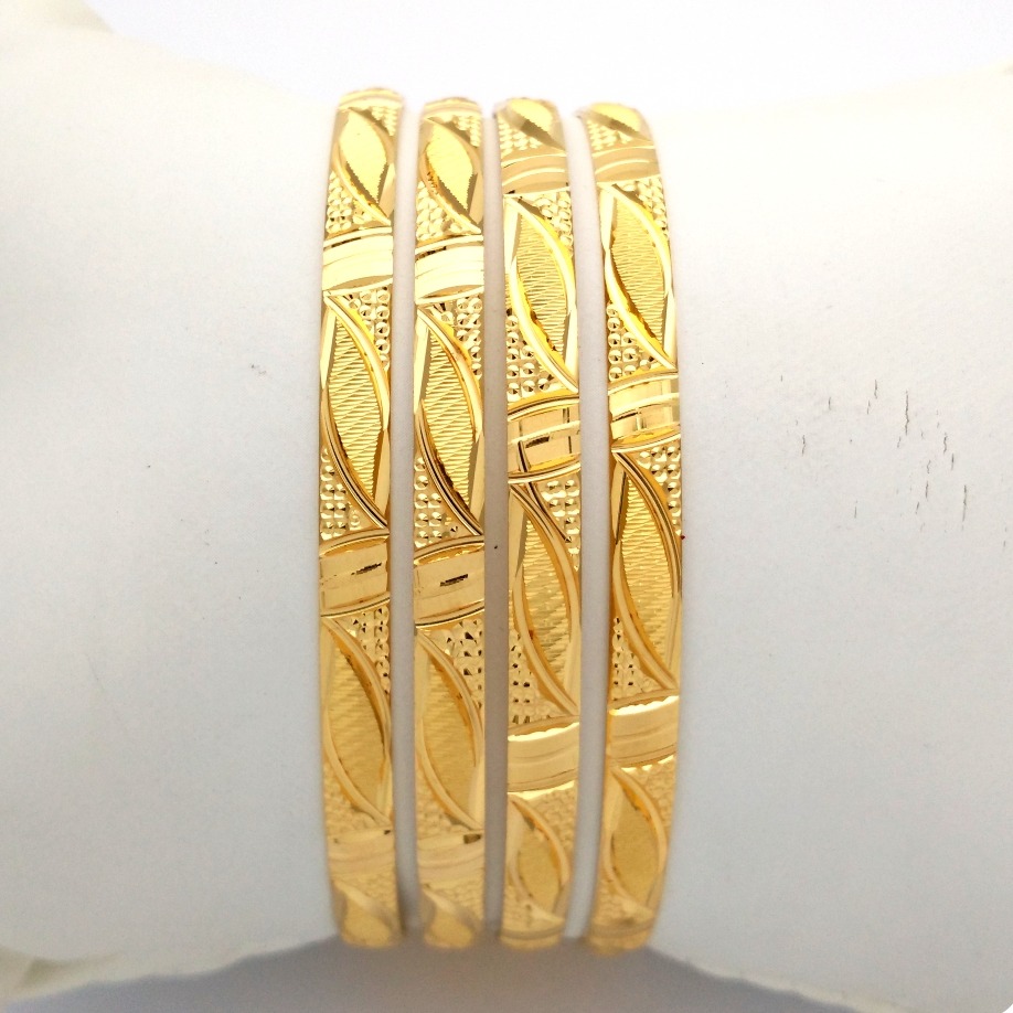 Gold Hallmark PLAIN Bangle - HRS899