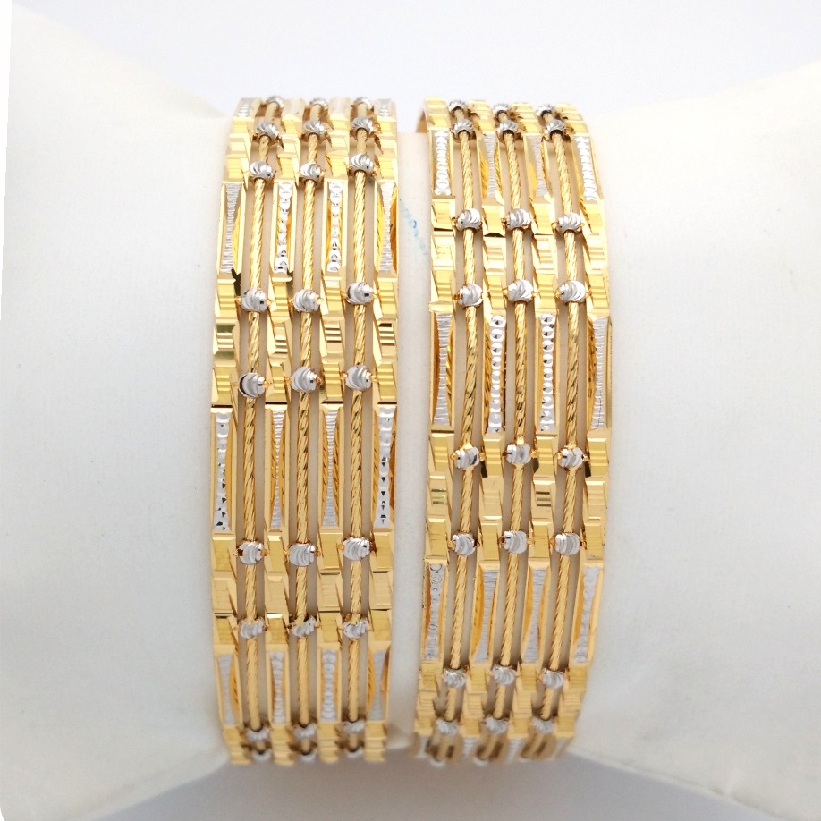 Gold Hallmark TAR MANI Bangle - SML897