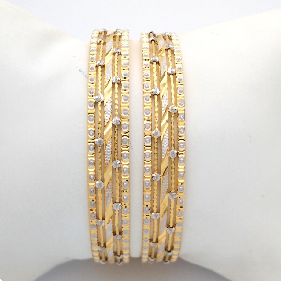 Gold Hallmark TAR MANI Bangle - SML895