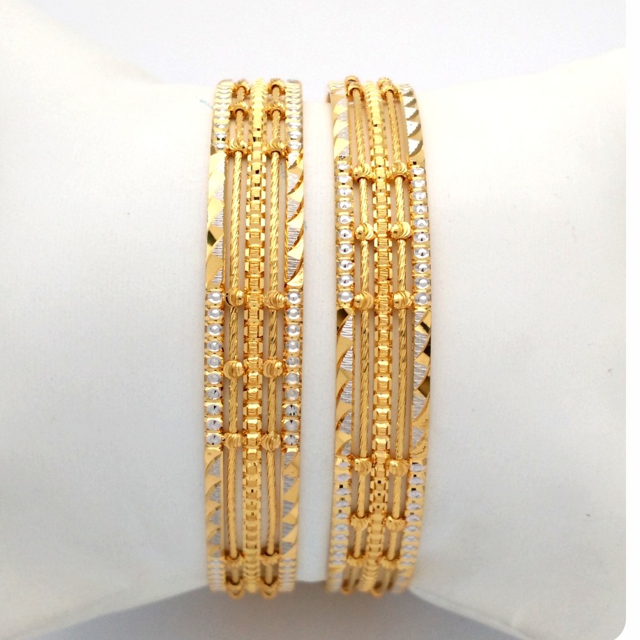 Gold Hallmark TAR MANI Bangle - SML894