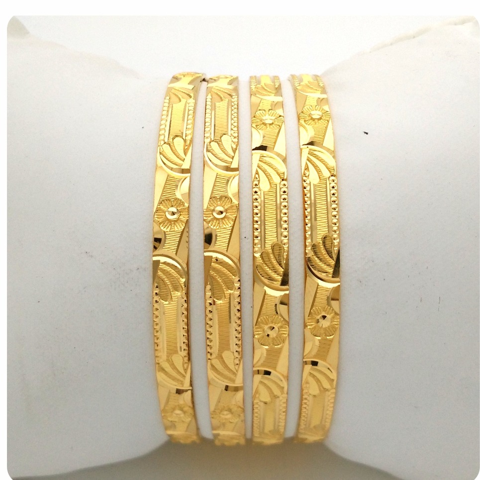Gold Hallmark KHILA Bangle - PK877