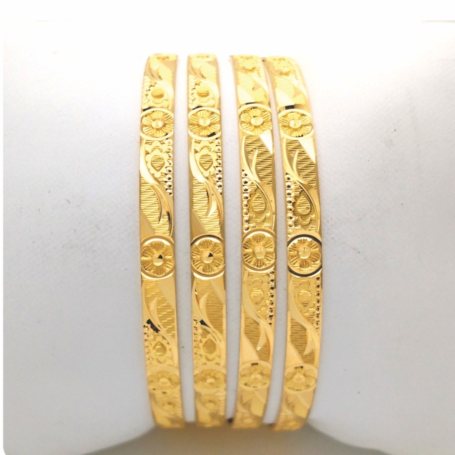 Gold Hallmark KHILA Bangle - PK874