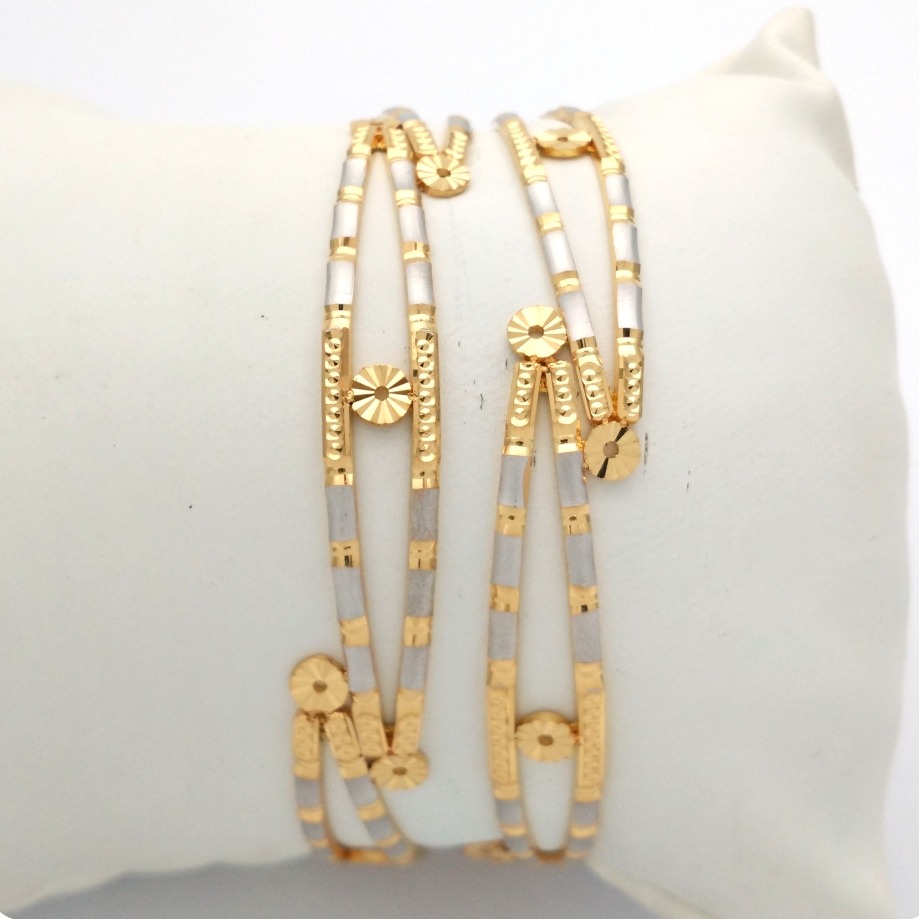 GOLD HALLMARK CNC LASER BANGLE - CLJ853