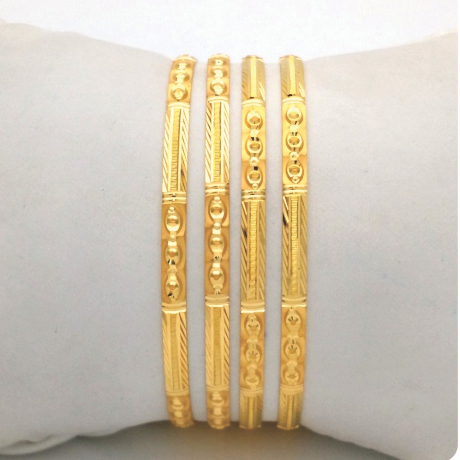 GOLD HALLMARK KANAS BANGLE - DP843