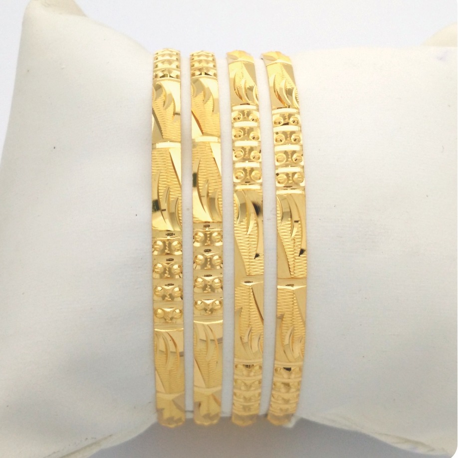 Gold hallmark triangle bangle - tr834