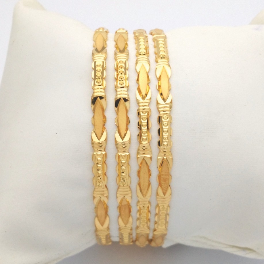 GOLD HALLMARK KANAS + DIE BANGLE - DD826