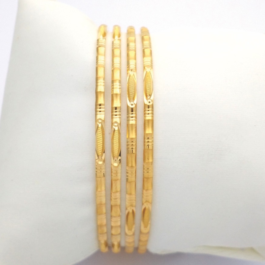 Gold Hallmark Goal Bangle - GO808