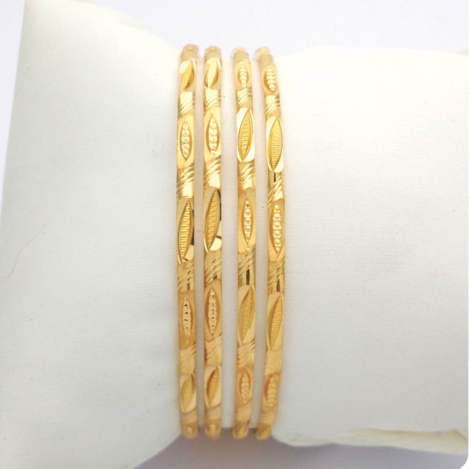Gold hallmark Goal bangle - gO807