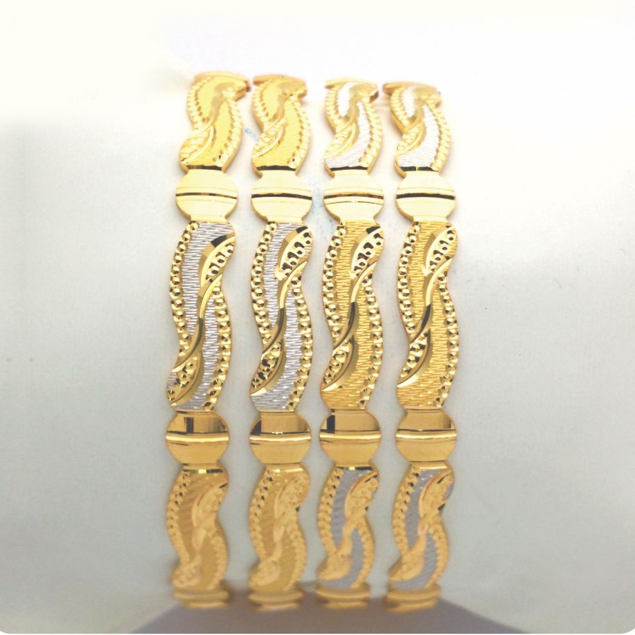 Gold Hallmark Cnc PATLA Bangle - CP790