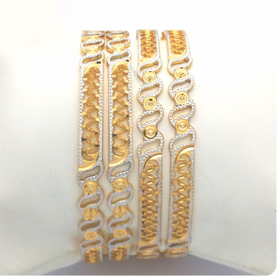 Gold hallmark cnc PATLA bangle - CP784