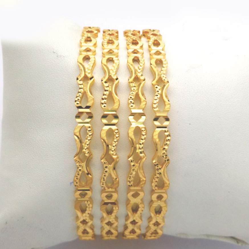 Gold Hallmark Rawa Bangle - 2LJ762