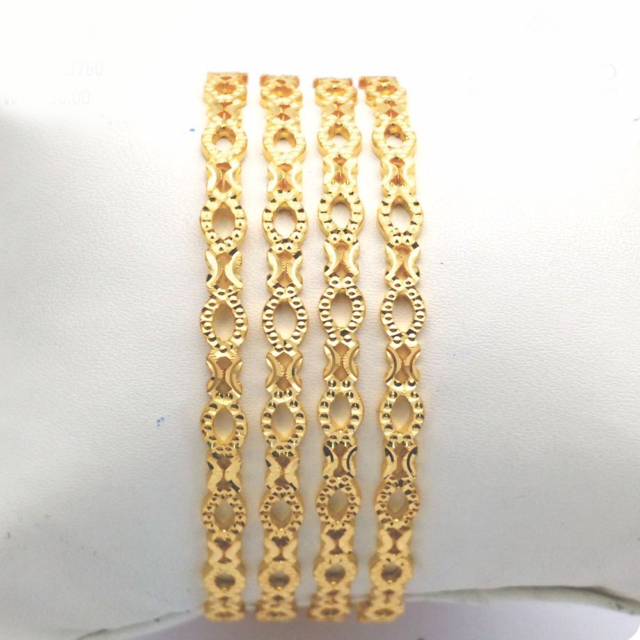 Gold hallmark rawa bangle - 2LJ760