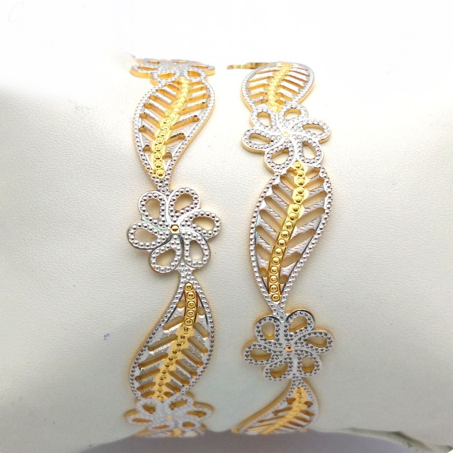 Gold hallmark cnc patla bangle - CP757A