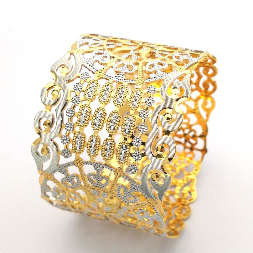 Gold hallmark cnc patla bangle - Cp730