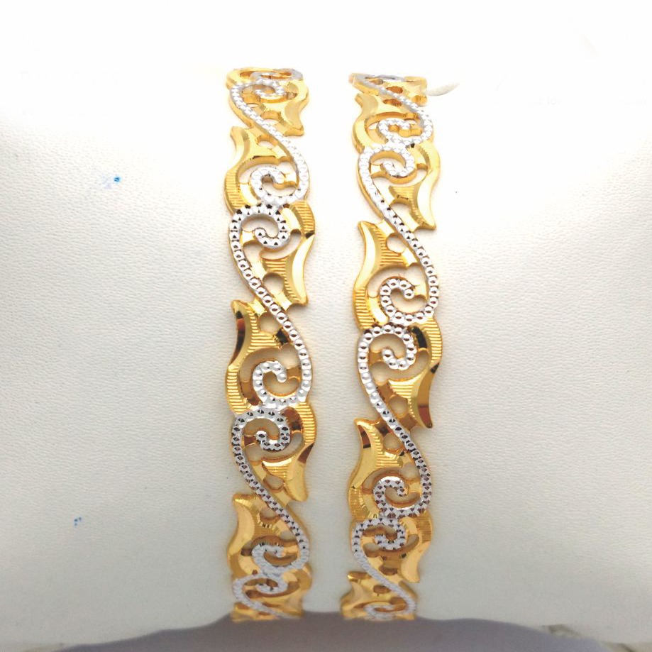 Gold hallmark cnc bangle - cp665