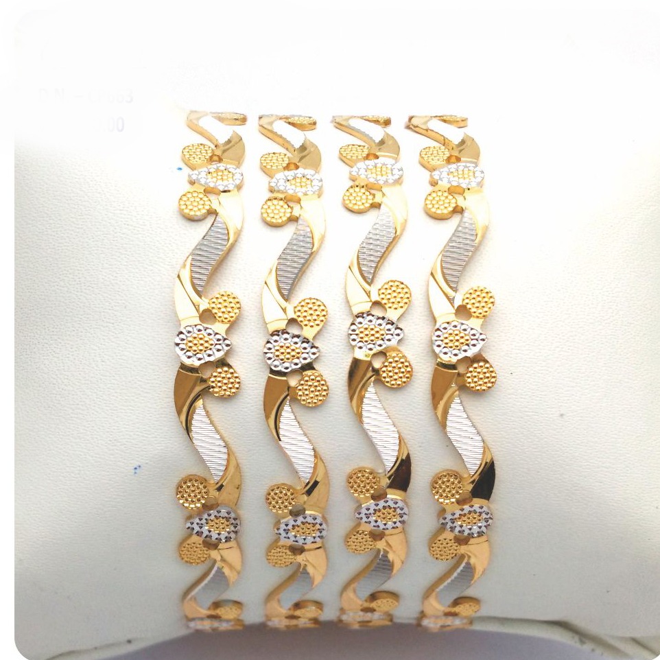 Gold hallmark cnc bangle - cp663