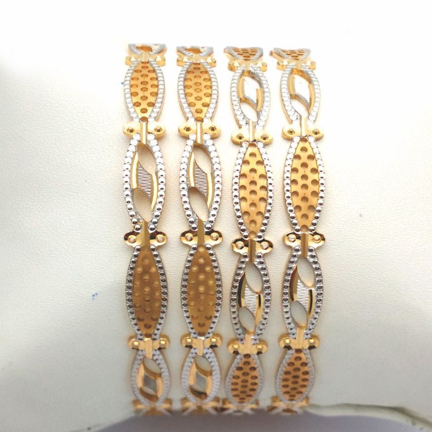 Gold Hallmark Cnc Bangle - Cp661