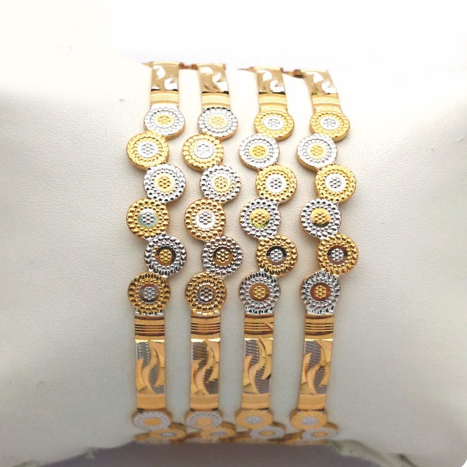 Gold hallmark cnc bangle - Cp652