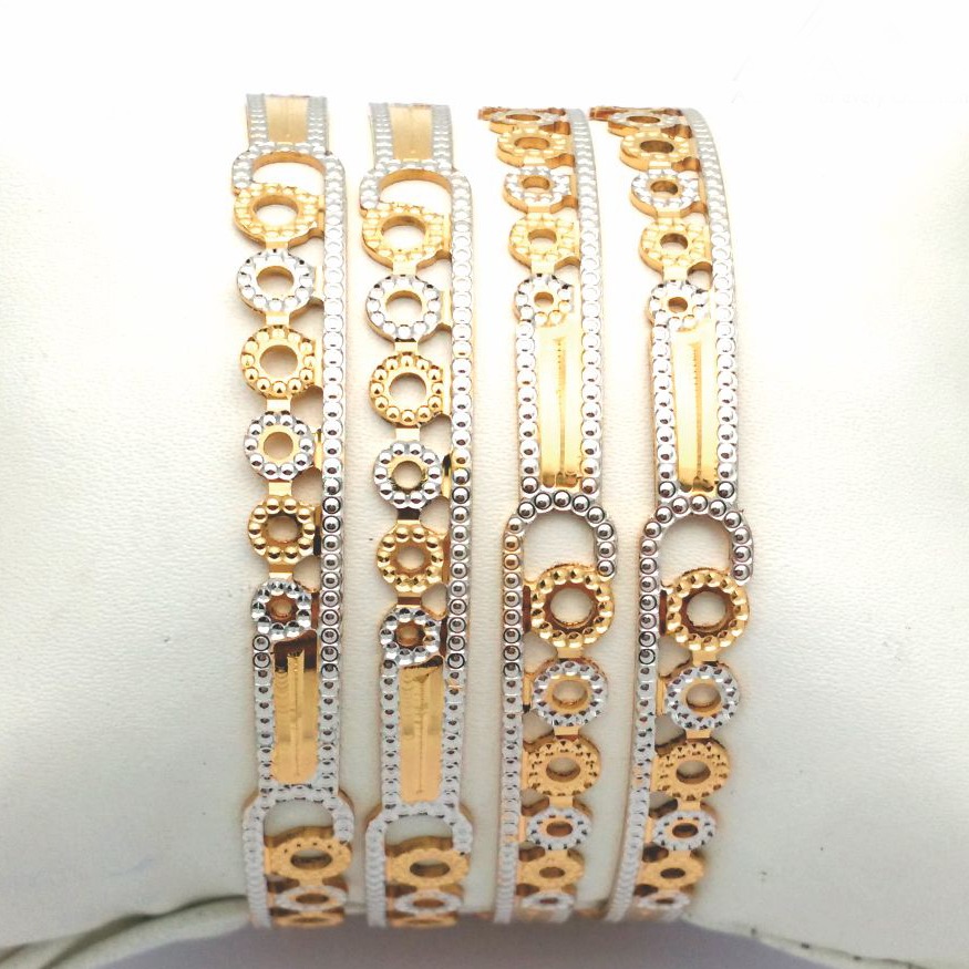 Gold hallmark cnc bangle - Cp636