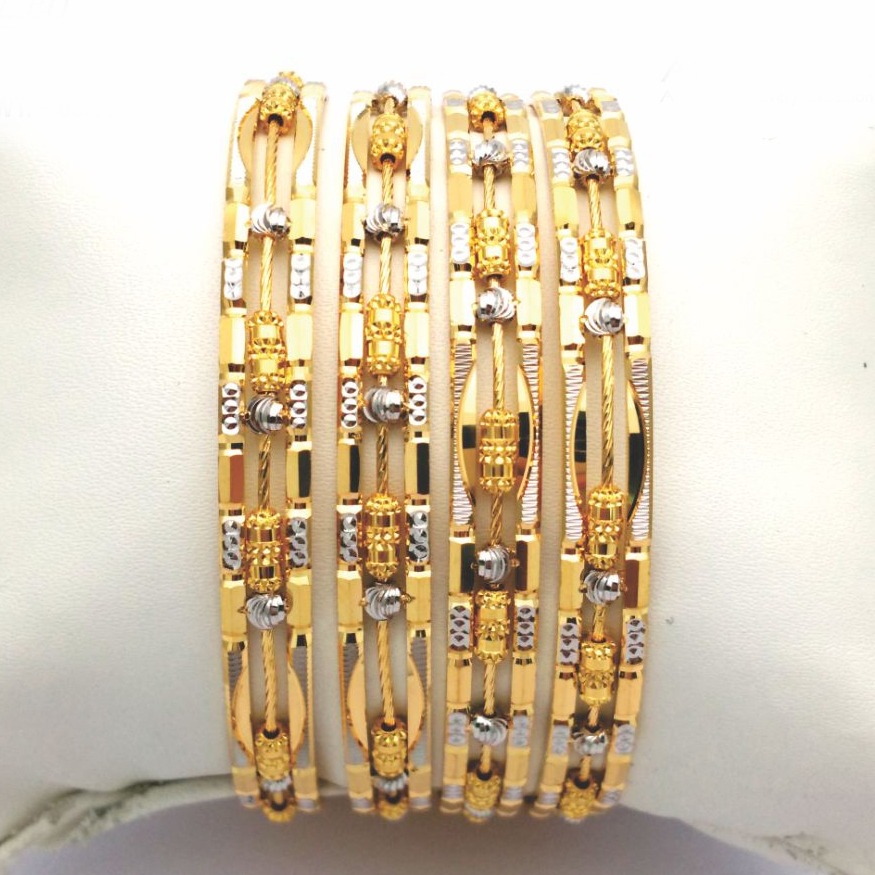 Gold hallmark tar mani bangle - sML629