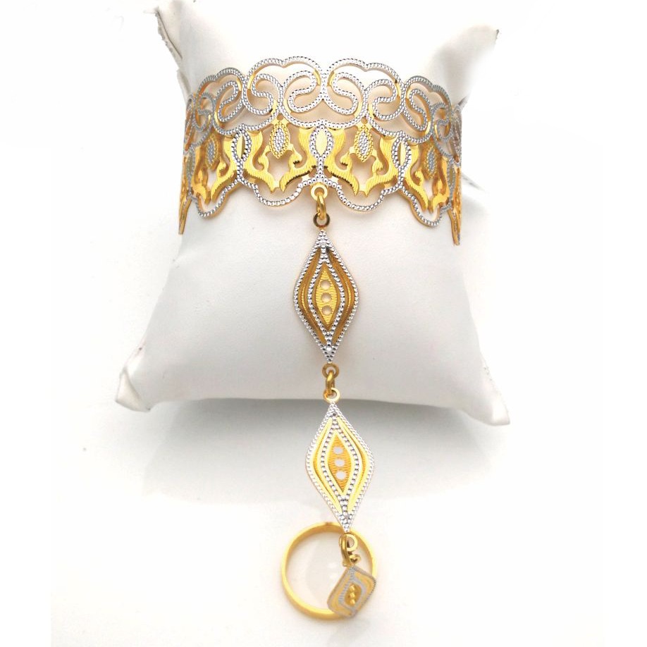 Gold hallmark PANJA PATLA - CLJ623