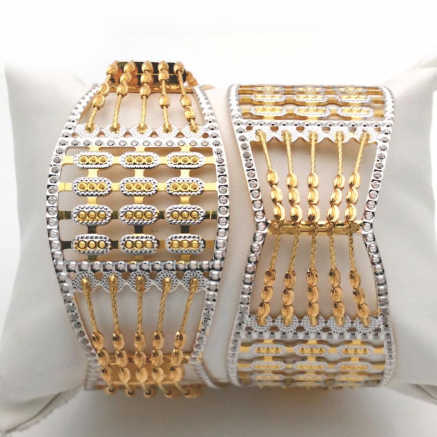 Gold hallmark cnc +TAR MANI bangle - CML618