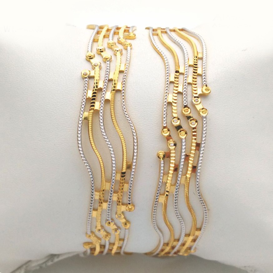 Gold hallmark cnc bangle - CP608