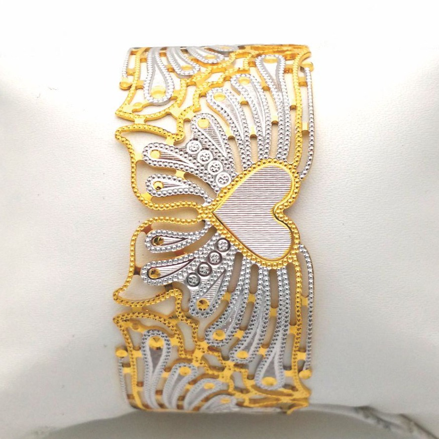 Gold hallmark cnc bangle - cP601