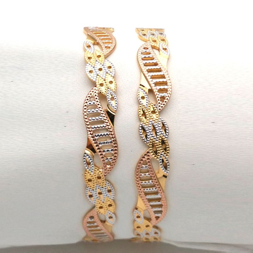 Gold Hallmark CNC Bangle - CP563