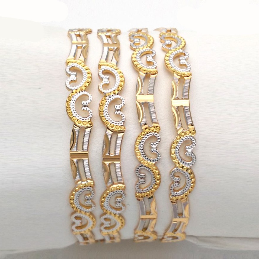 Gold Hallmark CNC bangle - CP556
