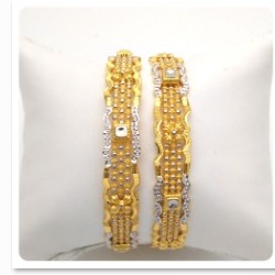 916 Gold Hallmark Bangle Kada