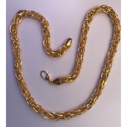 22KT Gold Fancy Handmade Chain DC-C008