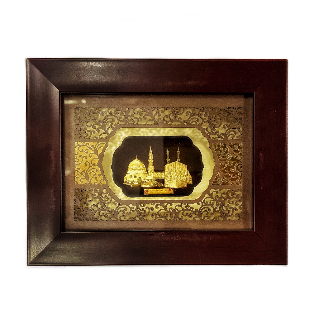 24k Gold Foil Macca Madina MGA- AGE0367