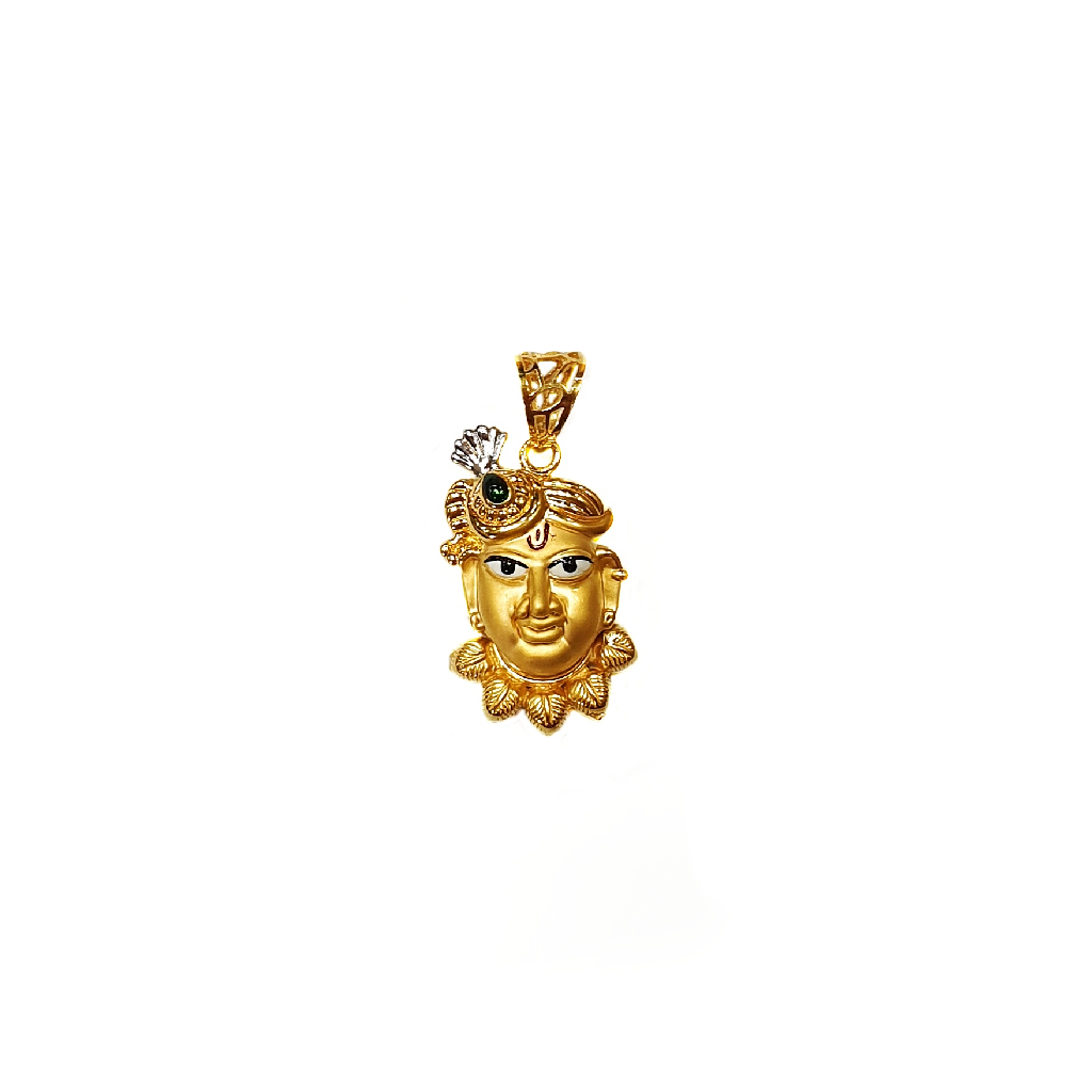 Shree Nathji Pendant In 18K Gold MGA - PDG1343