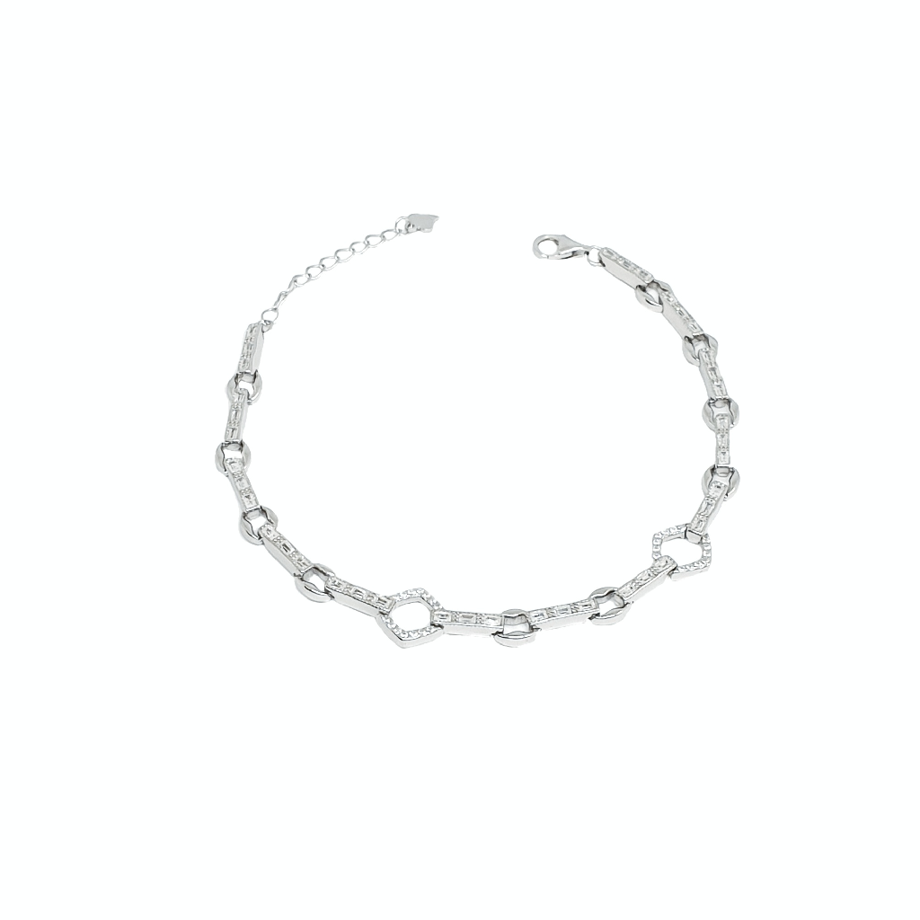 925 Sterling Silver Unique Bracelet MGA - BRS2391