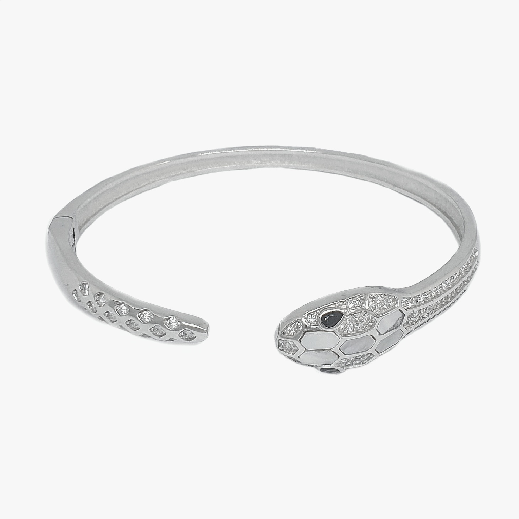 Snake Type Design 925 Sterling Silver MGA - BRS2379