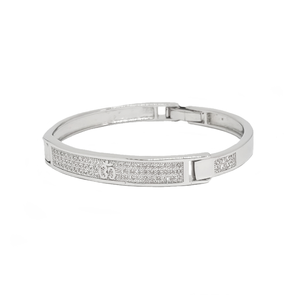 Om Kids Kada Bracelet In 925 Sterling Silver MGA - BRS2357